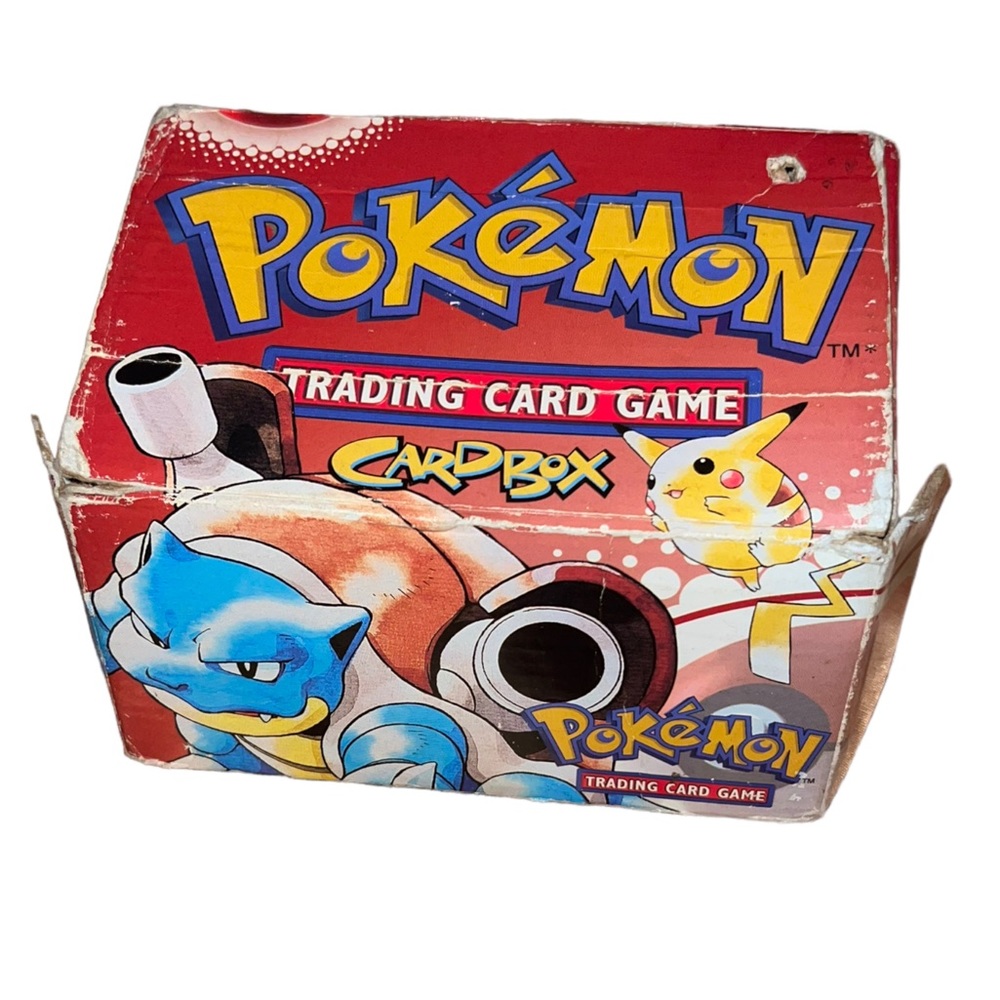 Vintage Pokemon Original Trading Card Game Empty Card box 1999 Wizards WOC08321